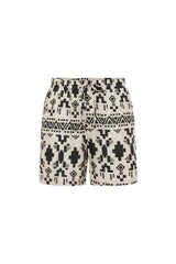 AZAR SHORT - SAND/BLACK