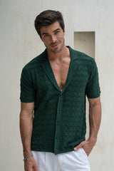 CASTRO KNIT TOP - FOREST