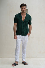 CASTRO KNIT TOP - FOREST