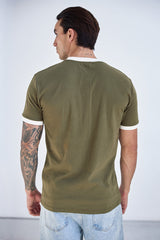 CAYDEN FITTED T-SHIRT - KHAKI