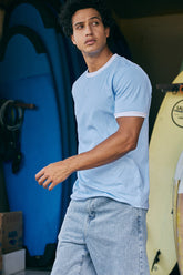 CAYDEN FITTED T-SHIRT - SKY BLUE