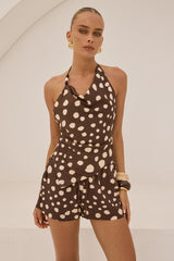 KOAH ELASTICATED SHORTS - SALMA SPOTS