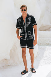 DIEGO DRAWSTRING SHORTS - BLACK