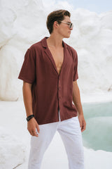 GALLANI SHIRT - CHOCOLATE