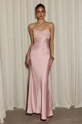 KADIE OFF SHOULDER MAXI DRESS - MUSK