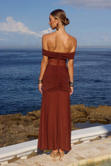 MEILA MAXI DRESS - ESPRESSO