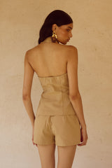 ASTRID HOT SHORT - CAMEL