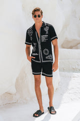 DIEGO DRAWSTRING SHORTS - BLACK