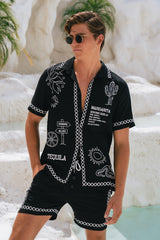 DIEGO DRAWSTRING SHORTS - BLACK