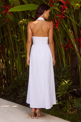 HENRIETTA MIDI DRESS - WHITE