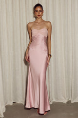 KADIE OFF SHOULDER MAXI DRESS - MUSK