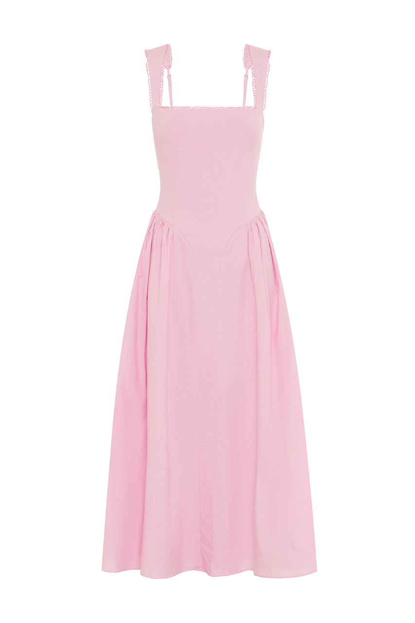 LANI MIDI DRESS - PINK