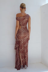 MARA MAXI DRESS - LEOPARD PRINT