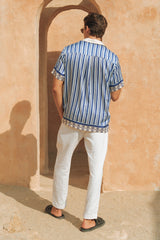 MARIUS SHIRT - WHITE/BLUE